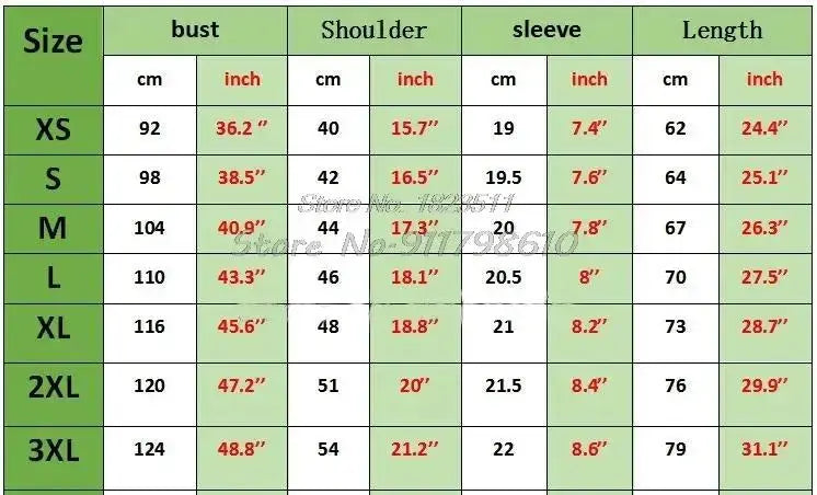 Car Essentials Shirt Sizing Chart