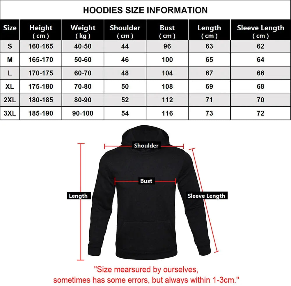 Got Boost Hoodie Sizing Chart