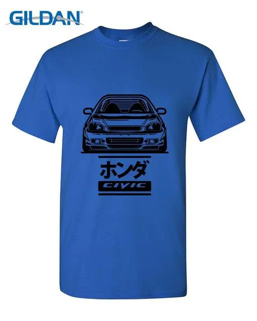 Blue Honda 6Gen Type-R Shirt Front