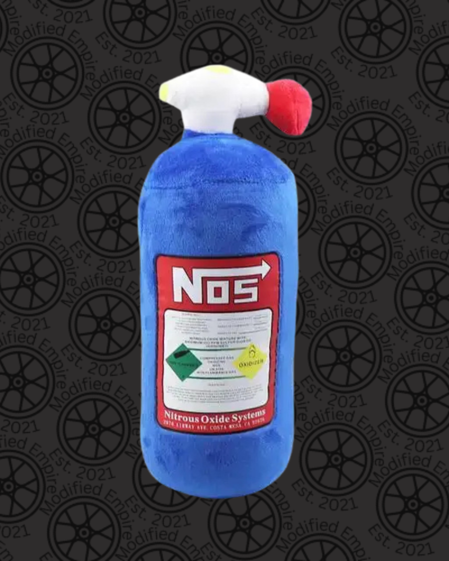 Blue NOS Bottle Pillow - Modified Empire