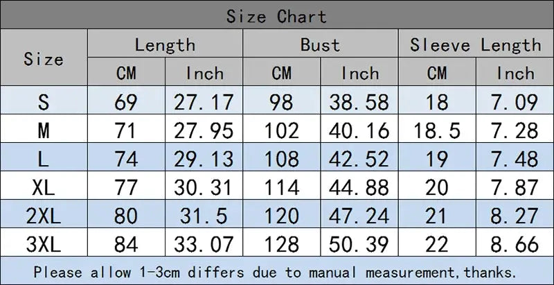 Black Ford Mustang Logo Shirt Sizing Chart