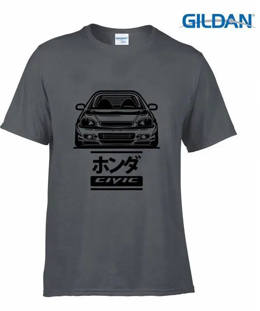 Charcoal Honda 6Gen Type-R Shirt Front