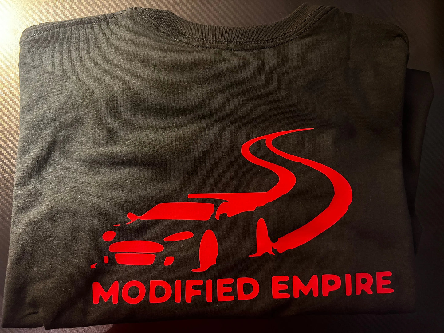 Black/Red Modified Empire V1 Shirt Back
