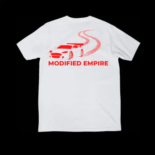 White/Red Modified Empire V1 Shirt Back