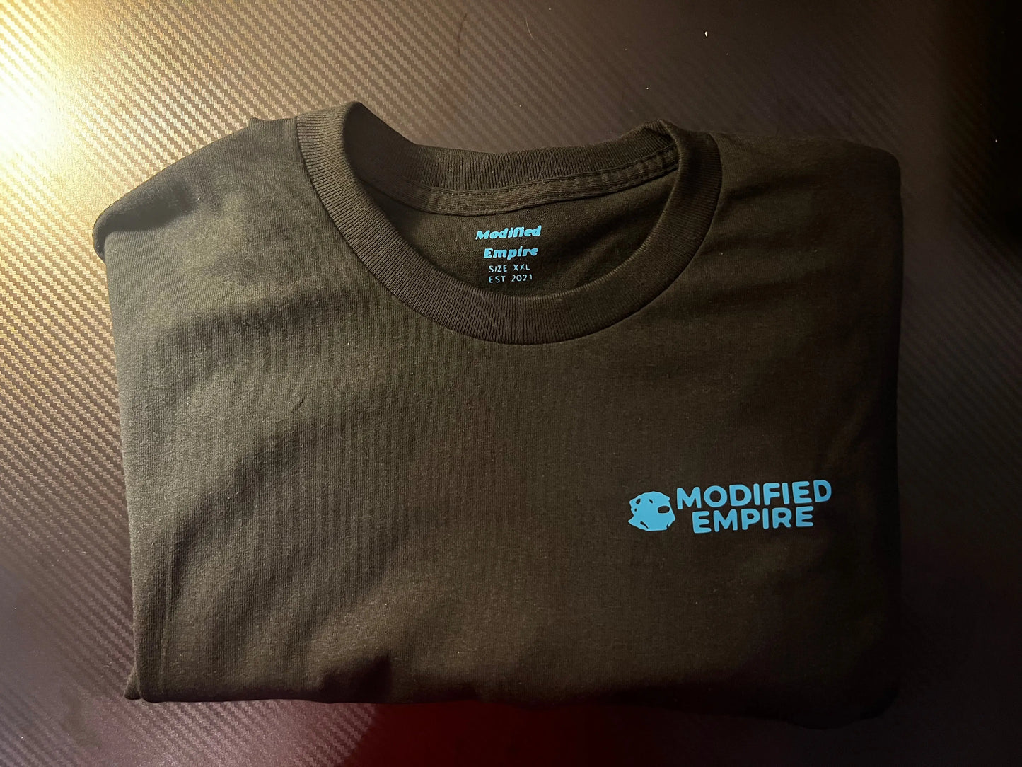 Black/Blue Modified Empire V1 Shirt Front