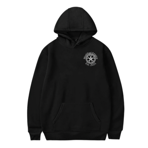 Black Modified Empire 1 Series Hoodie Front