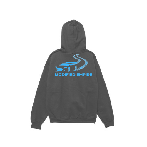 Black/Blue Modified Empire V1 Hoodie Back