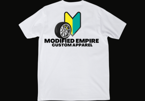 White Modified Empire V2 Shirt Back