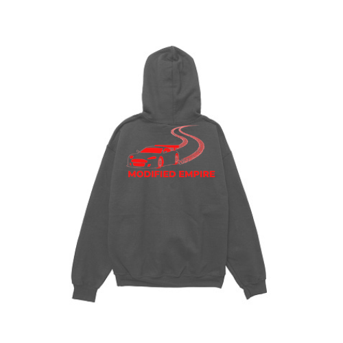 Black/red Modified Empire V1 Hoodie Back