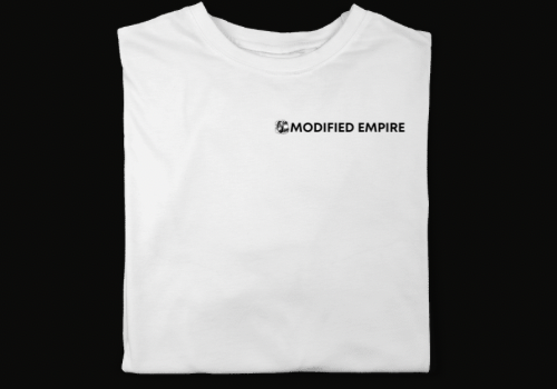 White Modified Empire V2 Shirt Front