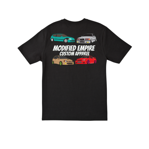 Black Modified Empire V3 Shirt Back
