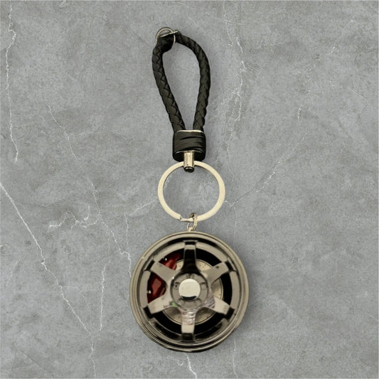 Leather Strap Rim Keychain - Image #1