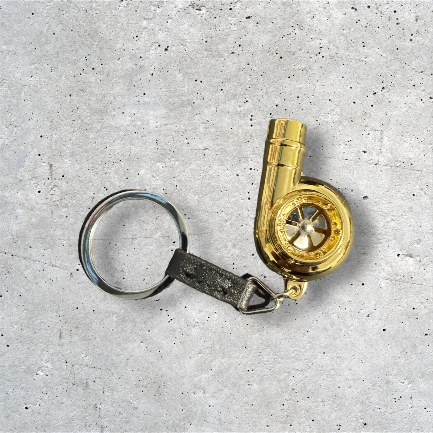 Gold Turbo Keychain