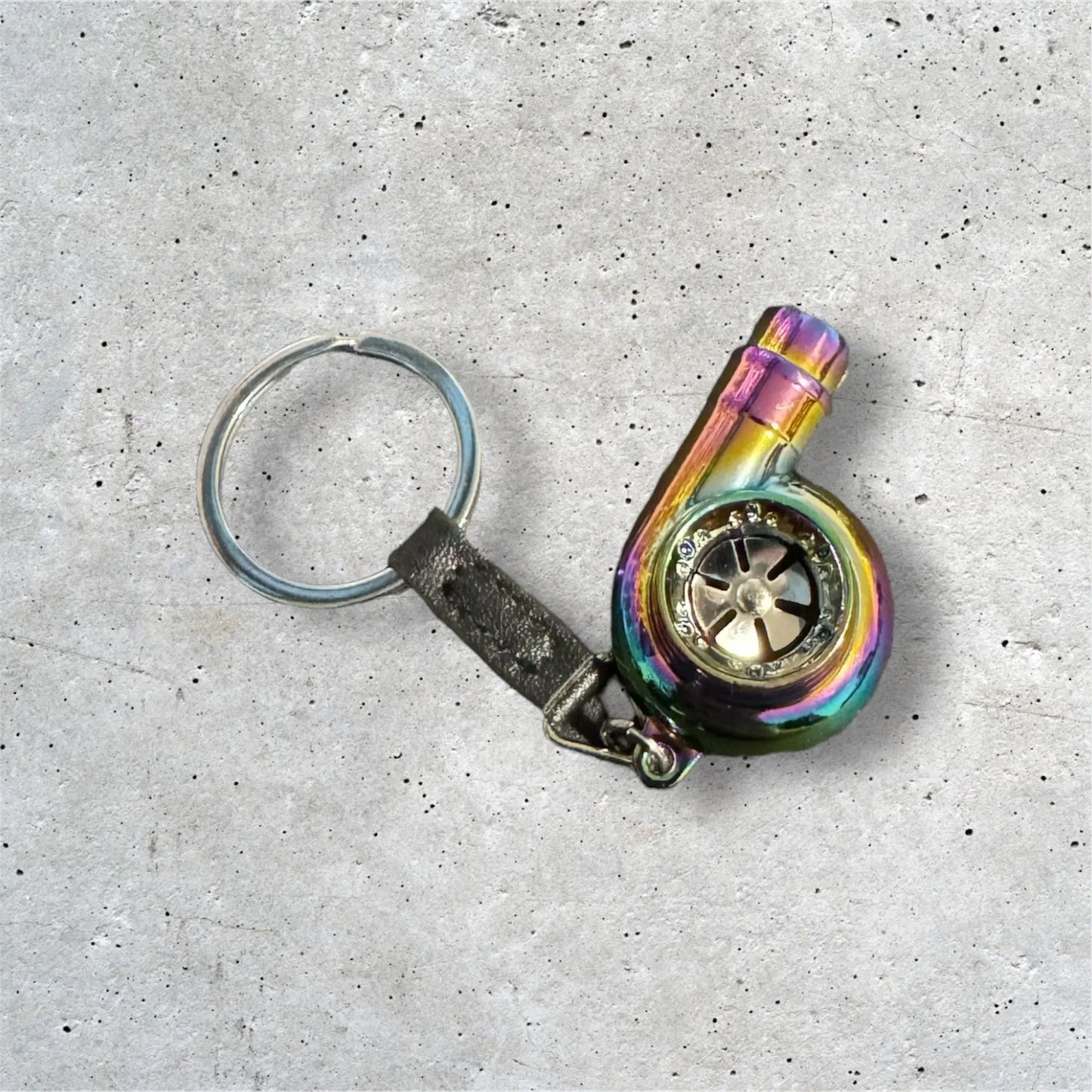 Multicolor Turbo Keychain