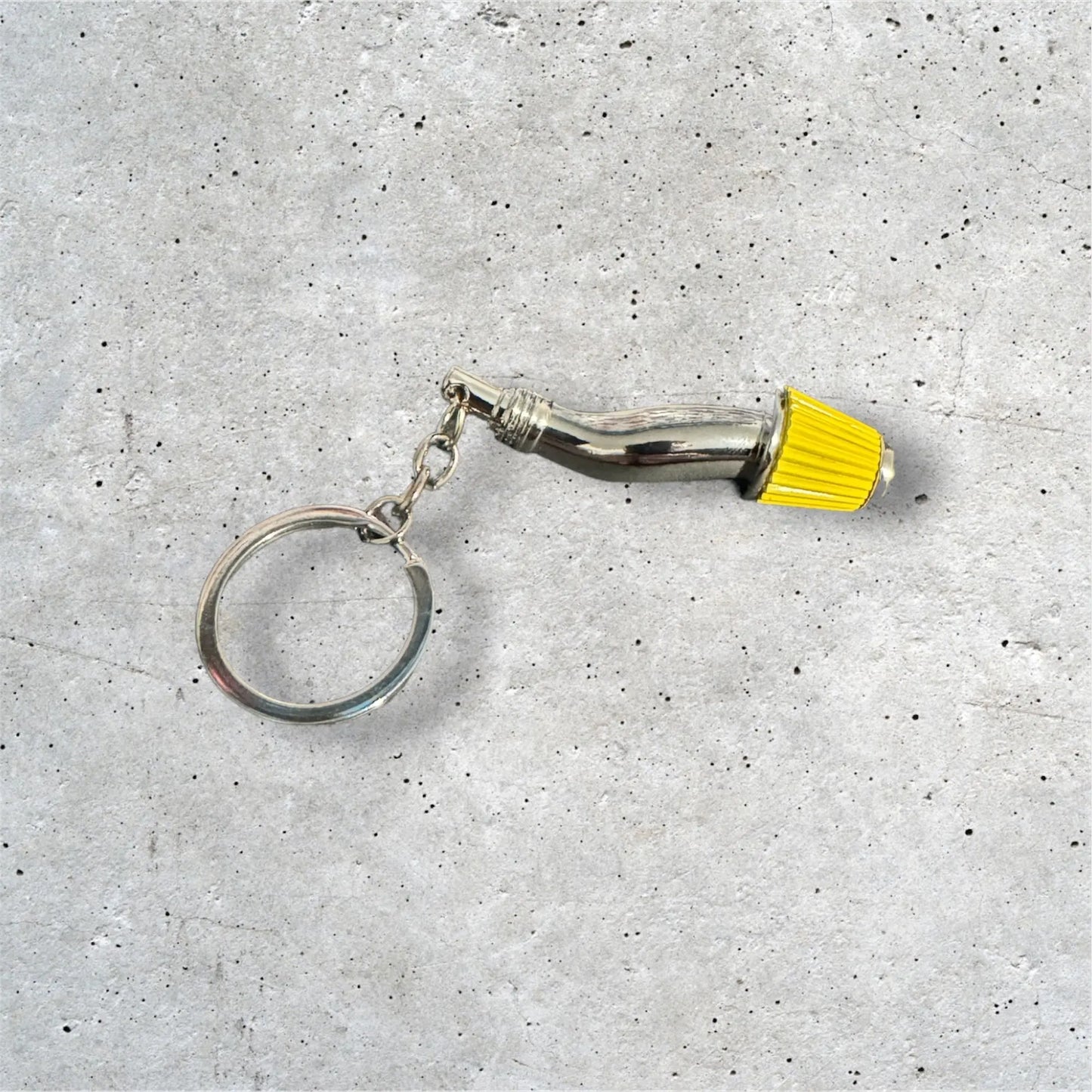 Yellow Cold Air Intake Keychain