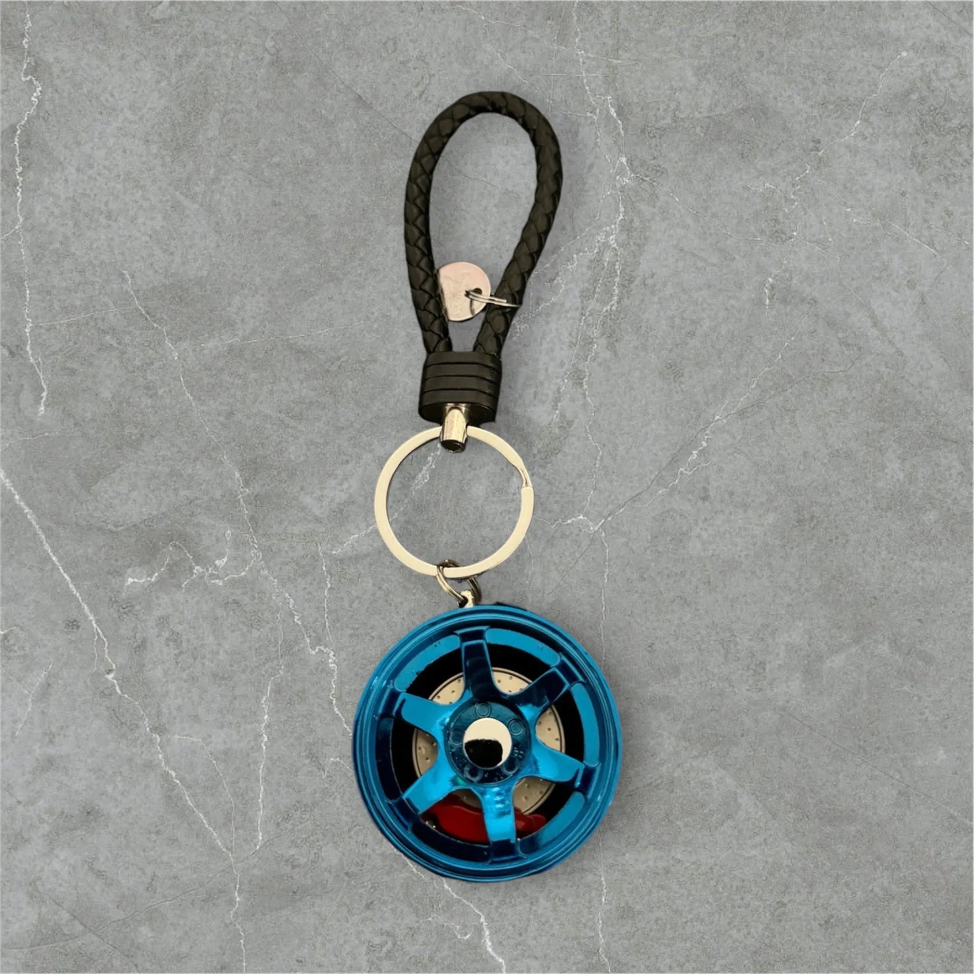 Leather Strap Rim Keychain - Image #5