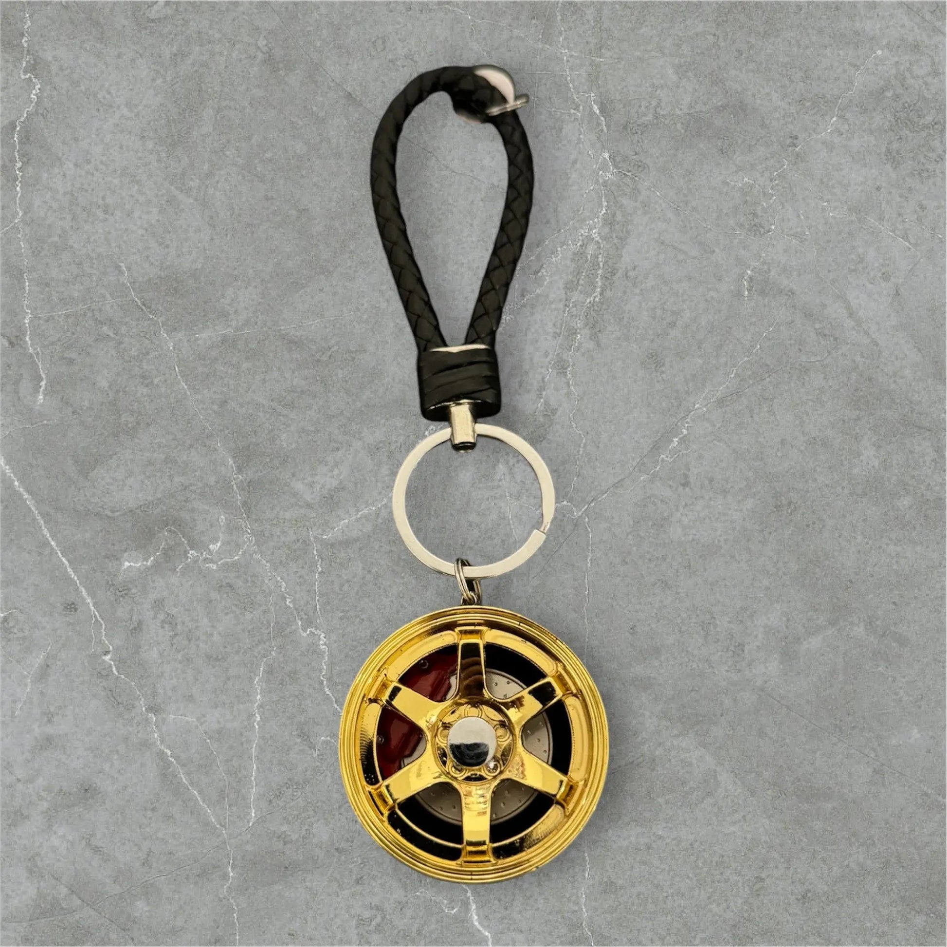 Leather Strap Rim Keychain - Image #7