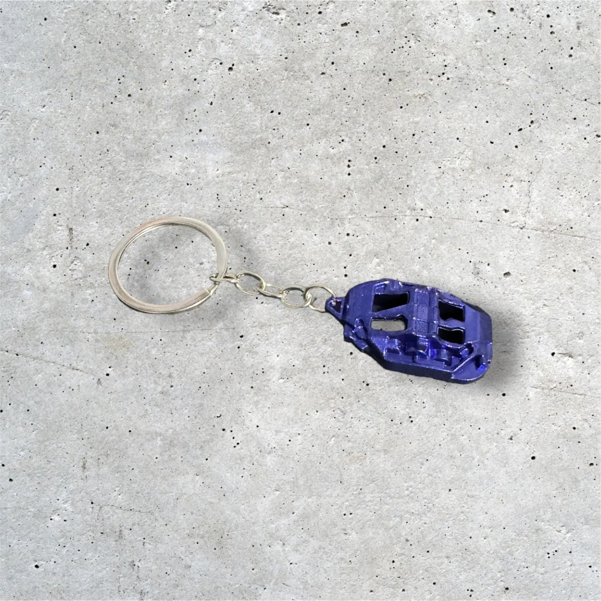 Blue Brake Caliper Keychain