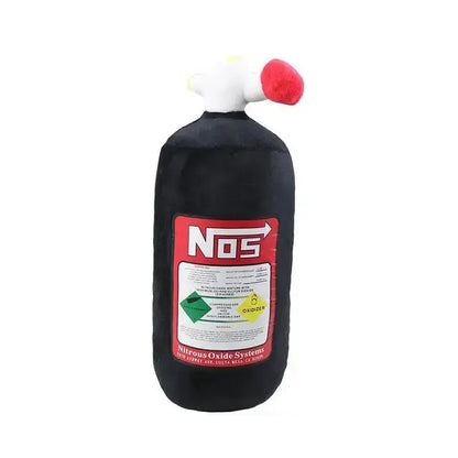 Black Nos Bottle Pillow Front