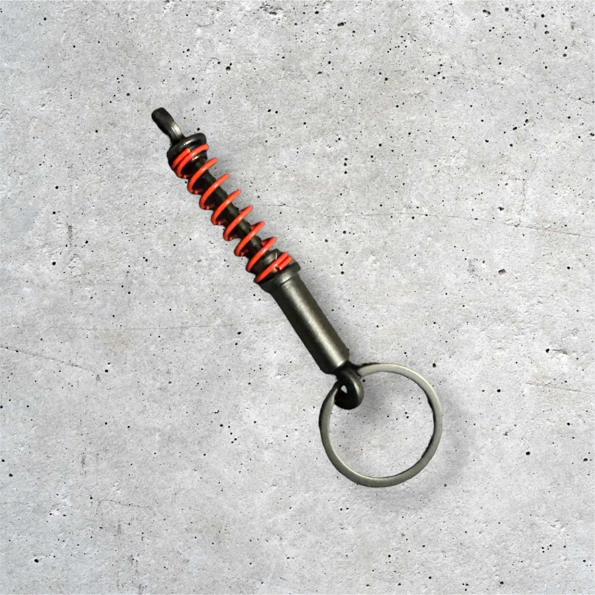 Black/Red Coilover Keychain