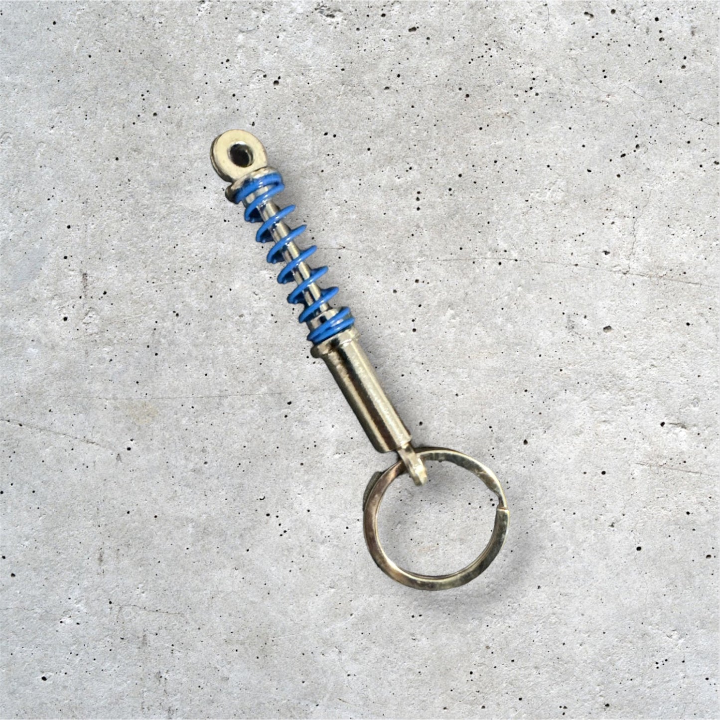 Blue Coilover Keychain