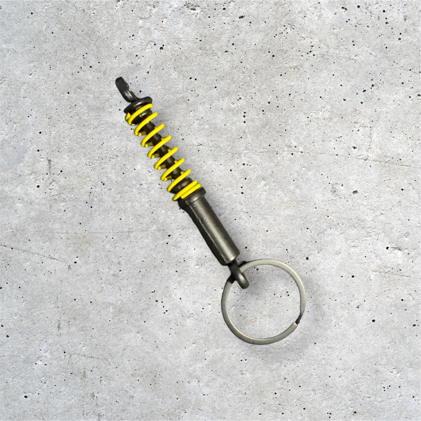 Yellow/Black Coilover Keychain