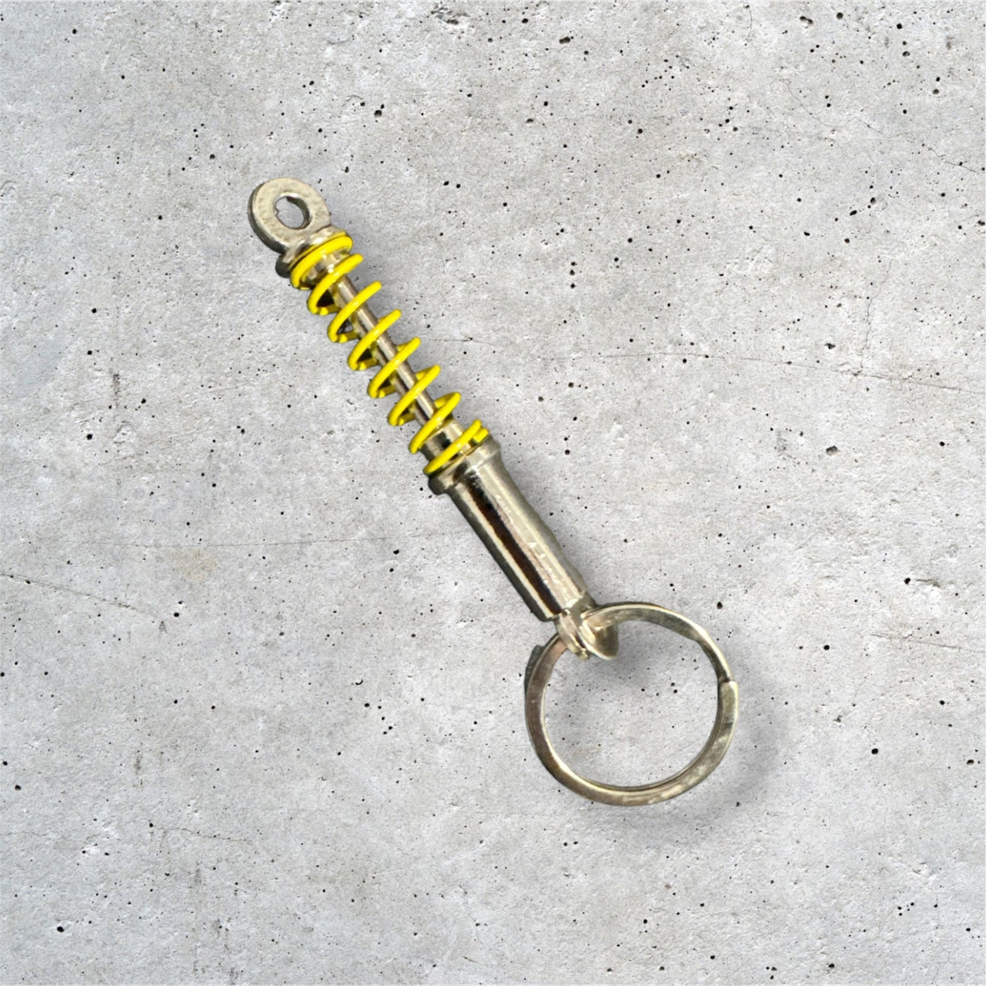 Yellow Coilover Keychain