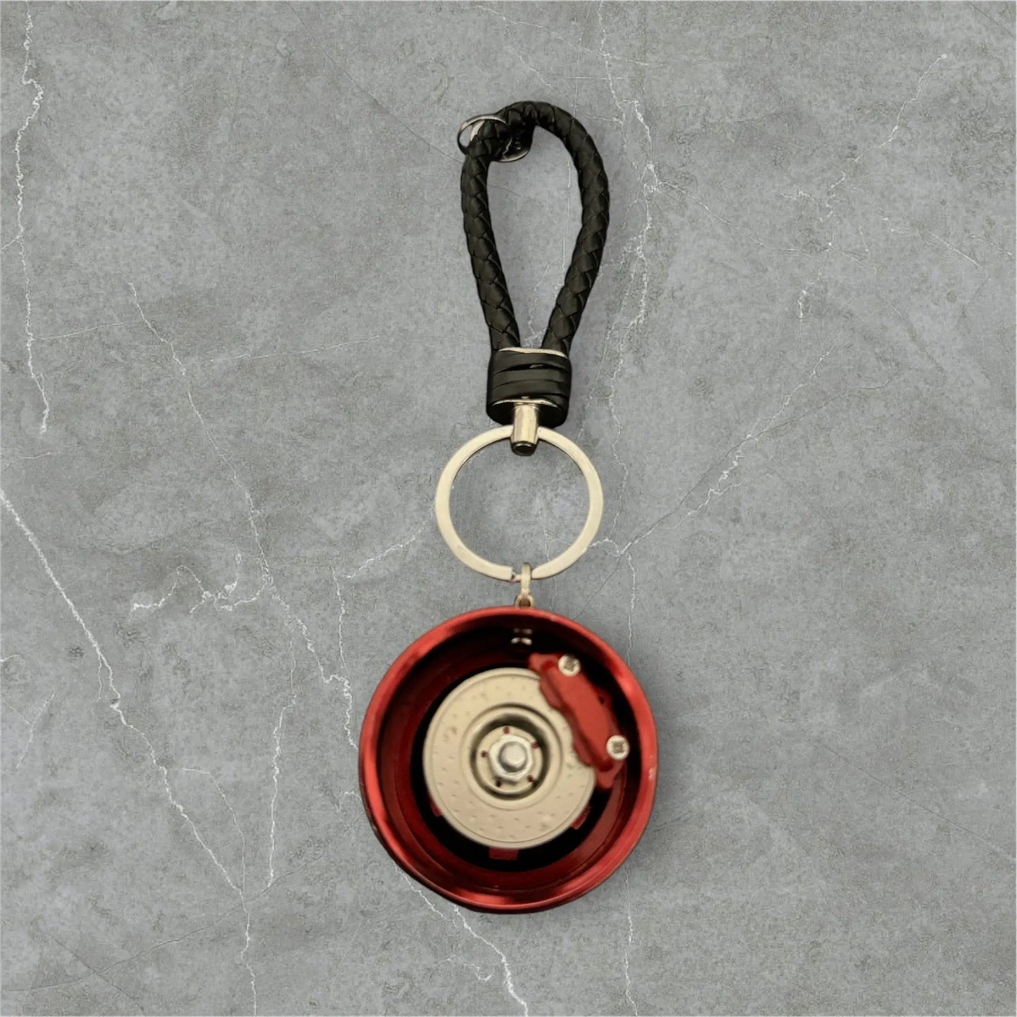 Leather Strap Rim Keychain - Image #4