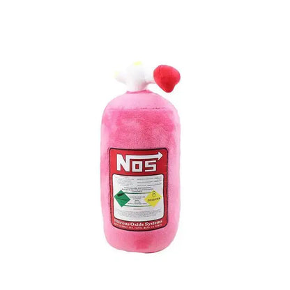 Pink Nos Bottle Pillow Front