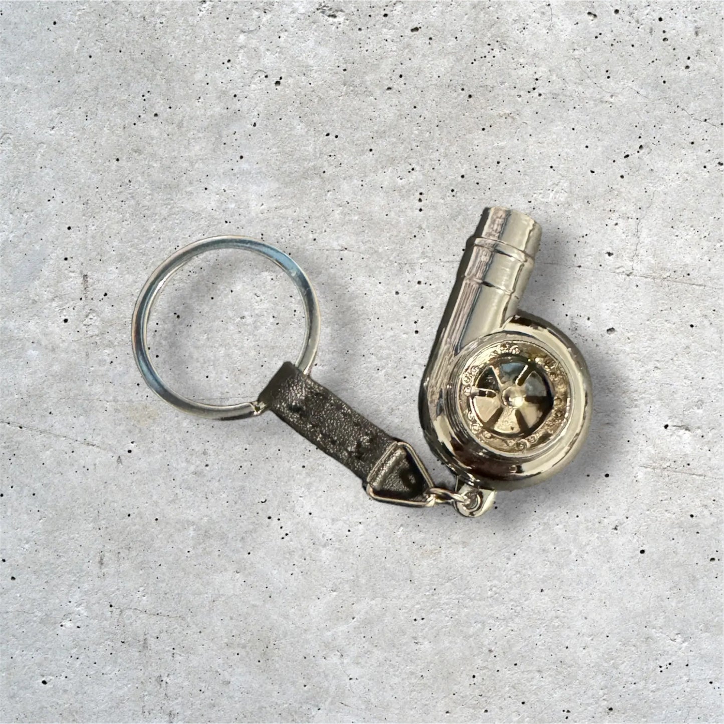 Silver Turbo Keychain