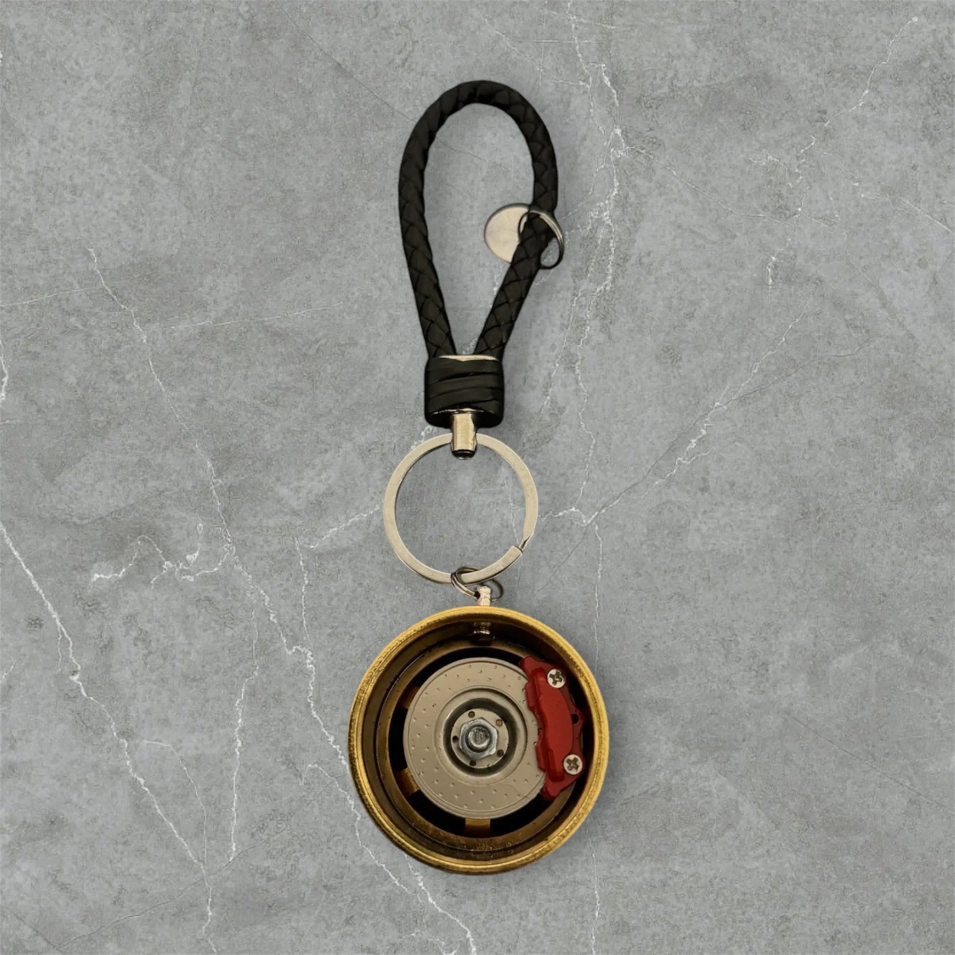 Leather Strap Rim Keychain - Image #8