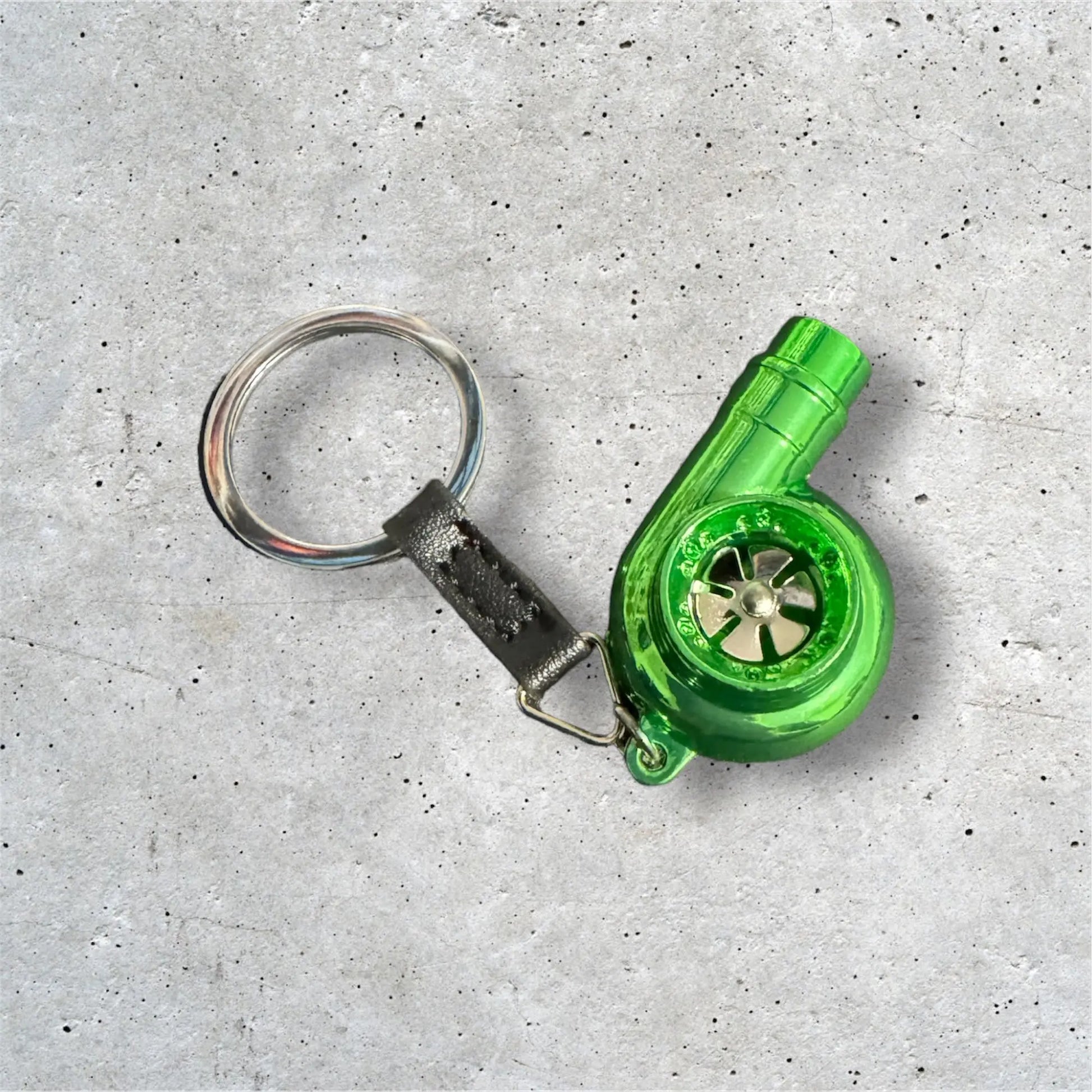 Green Turbo Keychain