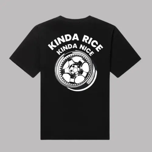 Black Kinda Rice Kinda Nice Shirt Back