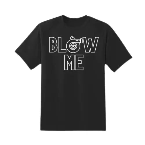 De - Maglietta Uomo Con Scritta Umoristica "Blow Me!" - Bianco, Taglia M, 100% Cotone, Manica Corta