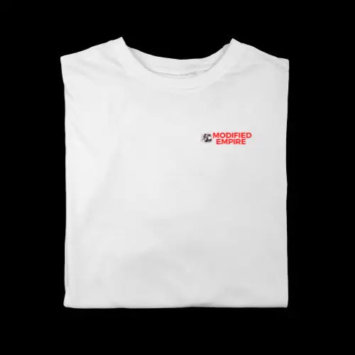 White/Red Modified Empire V1 Shirt Front