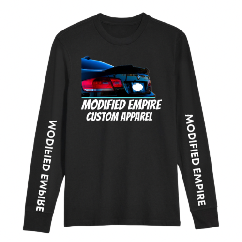 Black Modified Empire V6 Long Sleeve Front