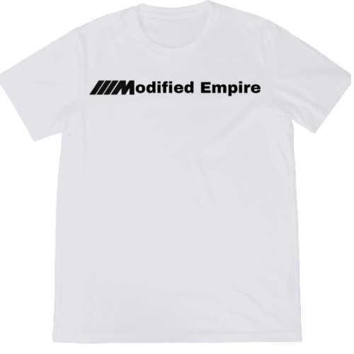 White Modified Empire V7 Shirt Front