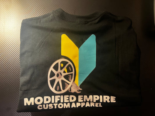 Black Modified Empire V2 Shirt Back